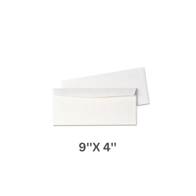 ENVELOPE, WHITE 9X4- HISPAPEL/CAPITAL-PAC (IX500)