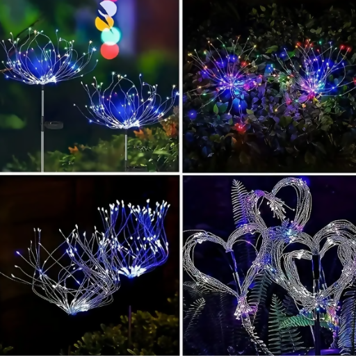 Outdoor Solar Lights Fireworks - 2 pcs