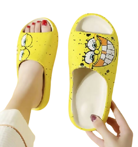 SPONGE BOB - COMFORTABLE PILLOW SLIDES FOR INDOOR AND OUTDOOR